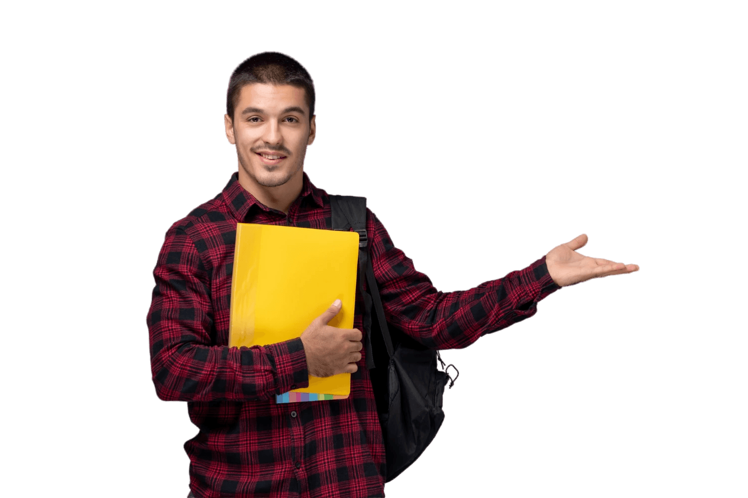 Student preparing study abroad applications