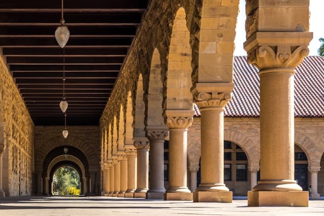 Stanford graduates celebrating at commencement