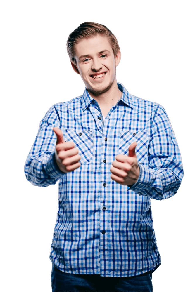 Rafi, EduVoyage student smiling in graduation attire